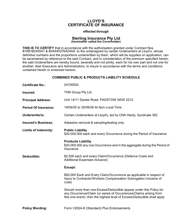 Certificate Of Registration - Building commission NSW